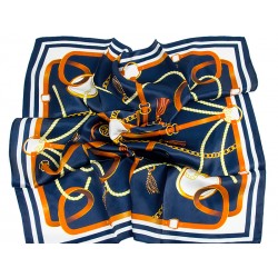 SEIDENHALSTUCH BELTS-DEEP BLUE