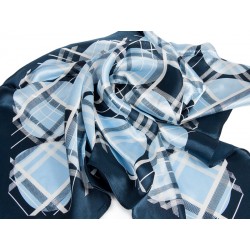 SEIDENHALSTUCH BUR2-BLUE