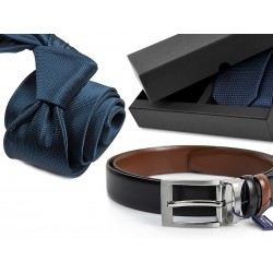 TIE CT005 + LEATHER BELT