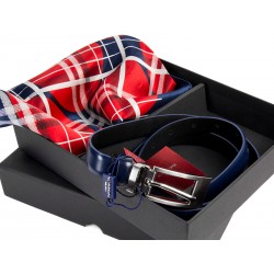 SILK SCARF BUR2-RED +...