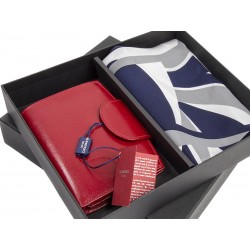 SILK SCARF FALA-GREY +...